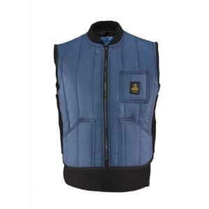 NWOT RefrigiWear Cooler Wear Insulated Water Resistant Vest Men's Small Blue